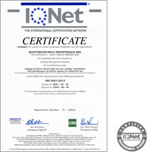 Certificazione IQNET